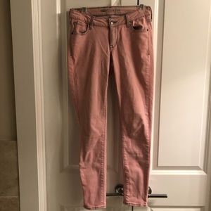 Blush OldNavy Rockstar jeans
